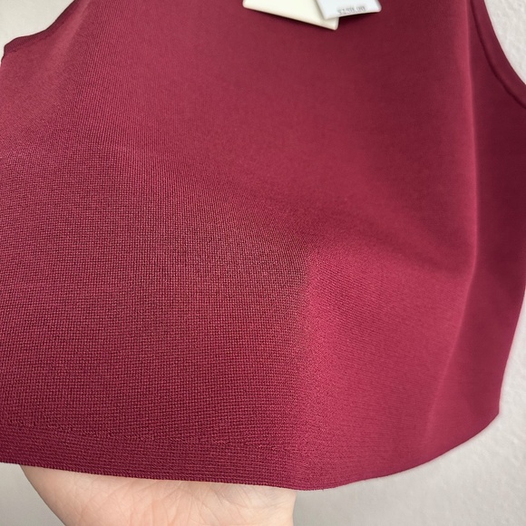A.L.C. Bailey Cropped Tank Top - Mulberry NWT - Picture 3 of 10